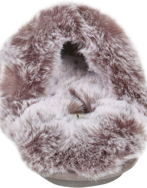 Load image into Gallery viewer, Women'S Comfy Faux Fur House Slipper Scuff Memory Foam Slip on Anti-Skid Sole
