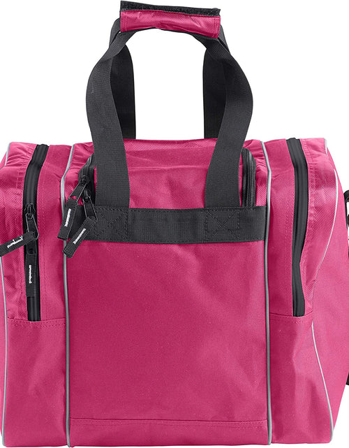 Load image into Gallery viewer, Bowling Bag for Single Ball - Single Ball Tote Bag with Padded Ball Holder - Fits a Single Pair of Bowling Shoes up to Mens Size 14
